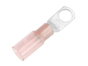 Pacer 8 AWG Heat Shrink Ring Terminal - 5/16" Stud Size - 25 Pack