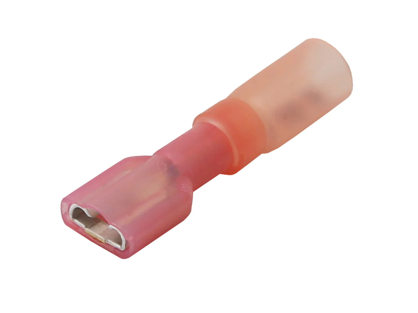 Pacer 22-18 AWG Heat Shrink Female Disconnect - 100 Pack