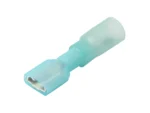 Pacer 16-14 AWG Heat Shrink Female Disconnect - 100 Pack