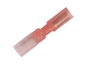 Pacer 22-18 AWG Heat Shrink Female Bullet Terminal - 25 Pack