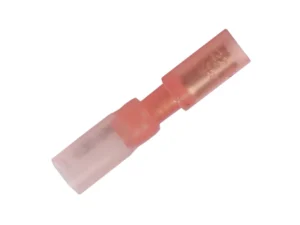 Pacer 22-18 AWG Heat Shrink Female Bullet Terminal - 100 Pack