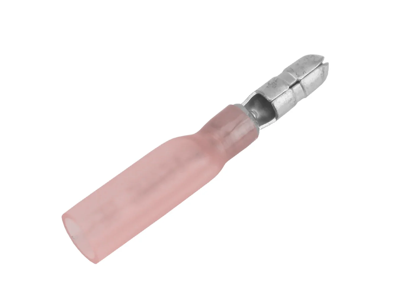 Pacer 22-18 AWG Heat Shrink Male Bullet Terminal - 25 Pack