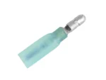 Pacer 16-14 AWG Heat Shrink Male Bullet Terminal - 100 Pack