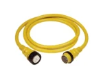 Marinco 50AMP 125/250V Shore Power Cable - 12' - Yellow