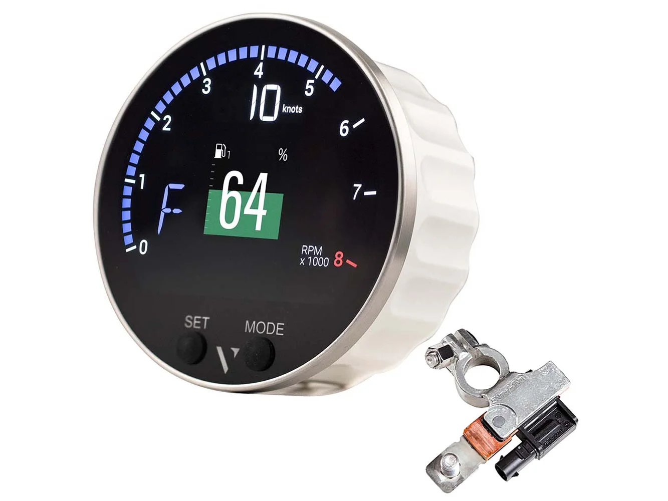Veratron 85mm (3-3/8") VMH-35S Multifunction Gauge w/Voltage Dependent (0-5V) Sensor Input & Battery Sensor