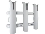 Sea-Dog Triple Threat Three Pole Rod Holder - White