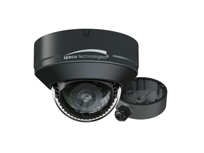 Speco 4MP Intensifier AI IP Camera w/Junction Box - 2.8mm Fixed Lens