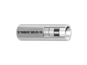 Trident Marine 3/8" Barrier Lined B1-15 EPA Compliant Outboard Fuel Line Hose - Gray - Sold by the Foot
