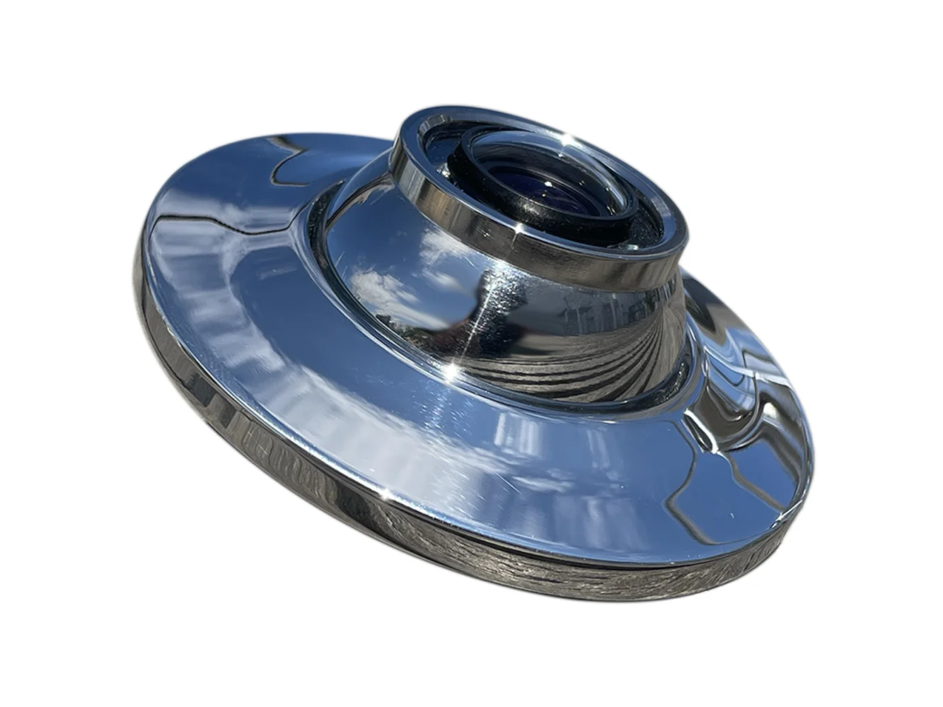Iris 4-In-1 Flush Vertical Surface Mount - 316L - Recess Mount Dome