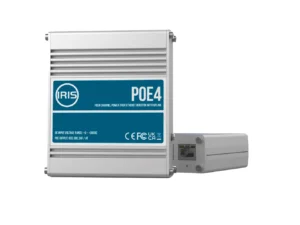 Iris Four Channel Uplink Power Over Ethernet Switch - IEEE802.3af & 3at Compliant - 9-30VDC Input - 48VDC Output