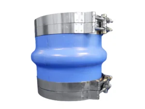 Trident Marine 8" ID Blue Silicone Molded Wet Exhaust Hump w/4 T-Bolt Clamp