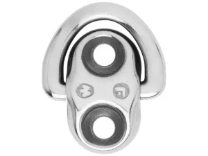 Wichard Folding Pad Eye - 6mm Diameter (15/64") - 2 Fixed Holes