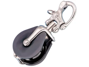 Wichard Snatch Block w/Snap Shackle - Max Rope Size 12mm (15/32")