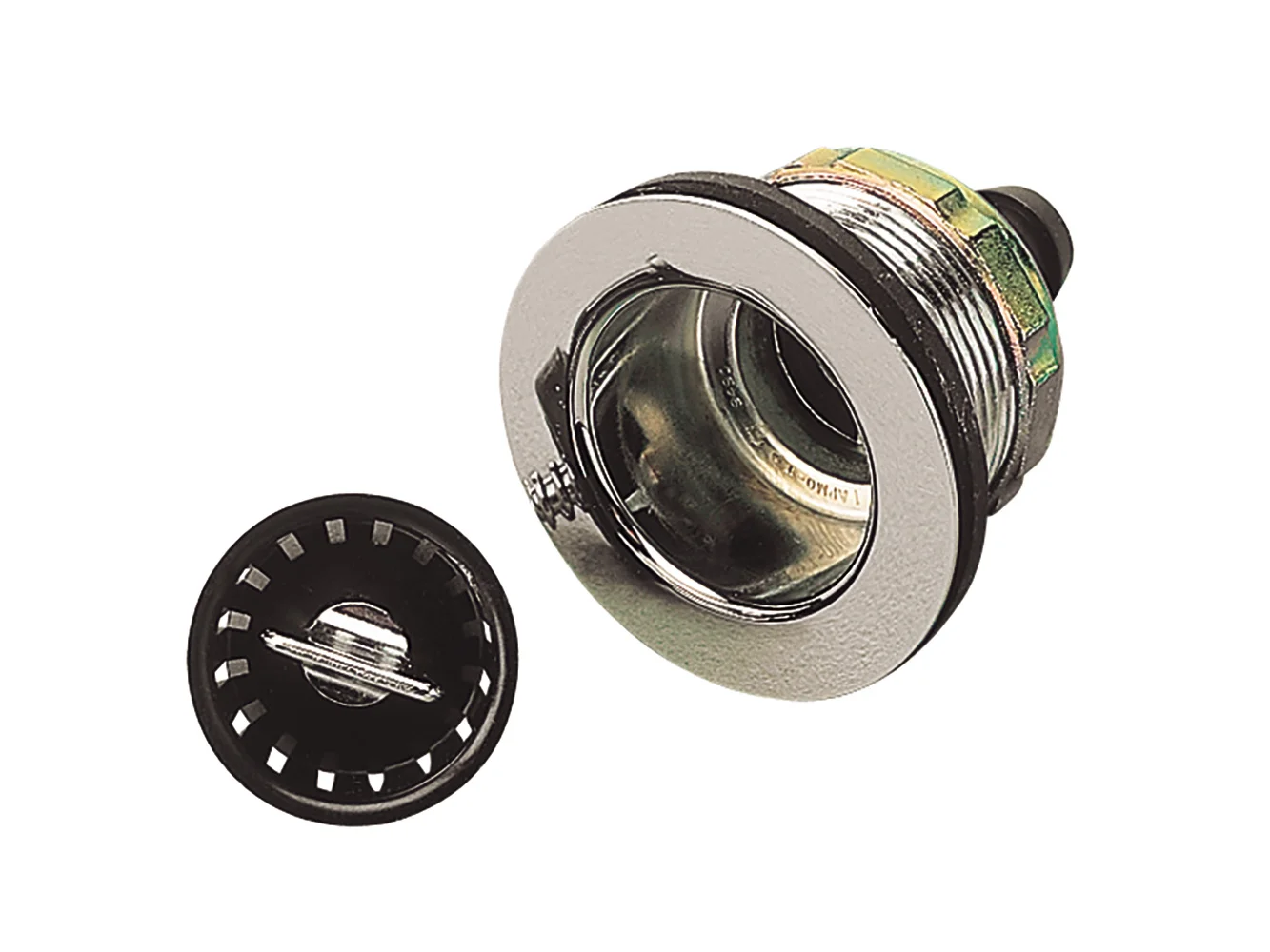 Sea-Dog Sink Drain w/Strainer f/2" Openings - 5/8" Barb