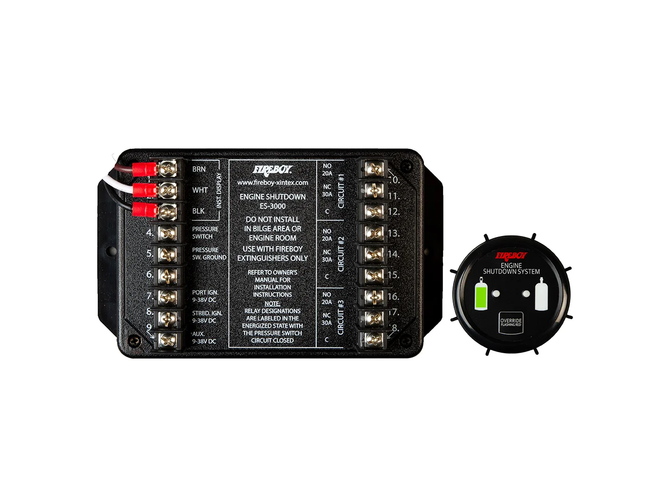 Fireboy-Xintex 3 Circuit Engine Shutdown w/Square Display