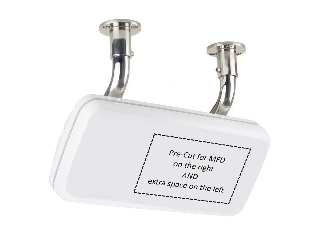 NavPod SystemPod Pre-Cut f/Garmin GPSMAP® 723/723xsv/743/743xsv On Right & Extra Space On Left f/9.5" Wide Guard