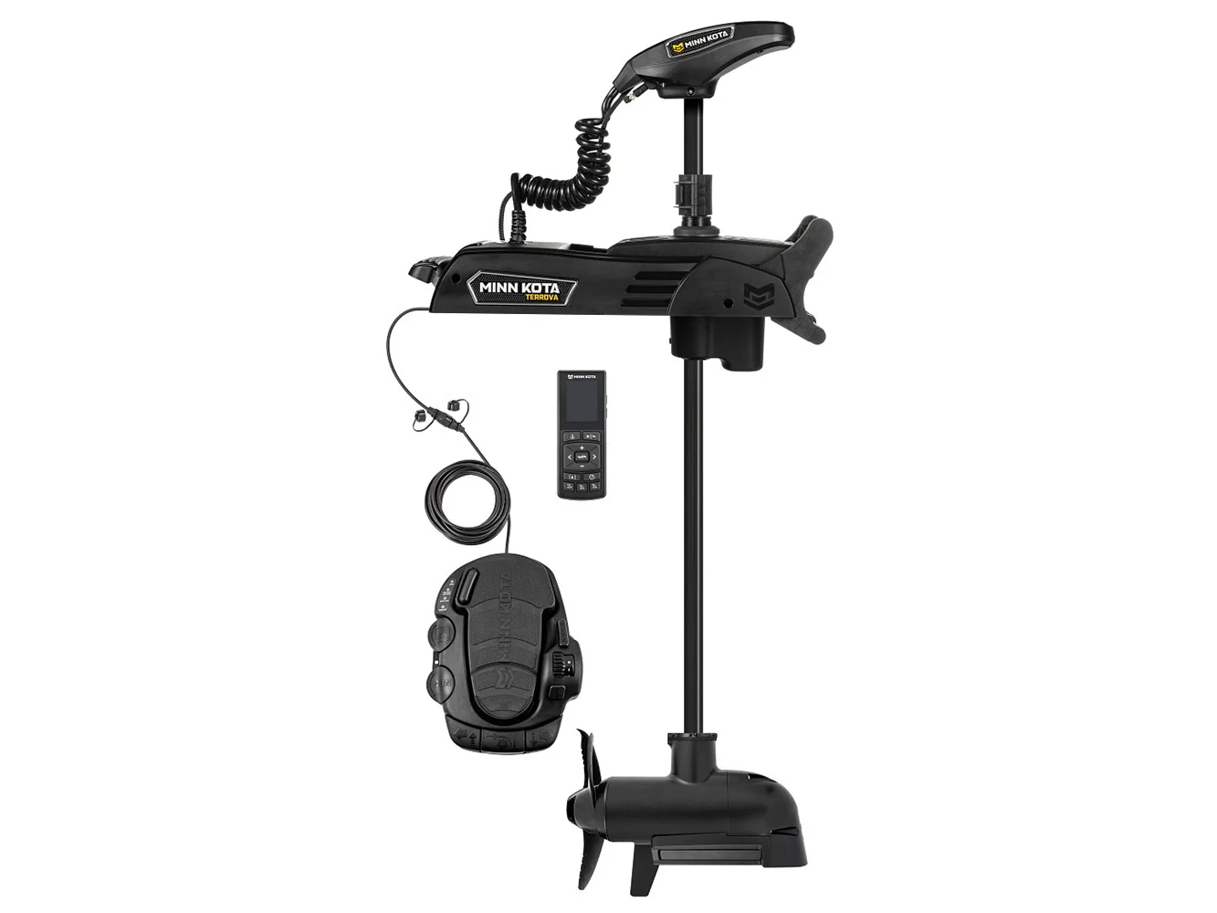 Minn Kota Terrova® QUEST™ 90/115 Trolling Motor w/Wireless Remote - MEGA Down/Side Imaging - 24/36V - 90/115LBS - 45"